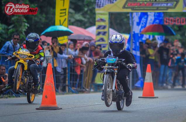 Drag Bike Lampung Tengah Tampil Perdana Sleep Engine Cc Papa Bara