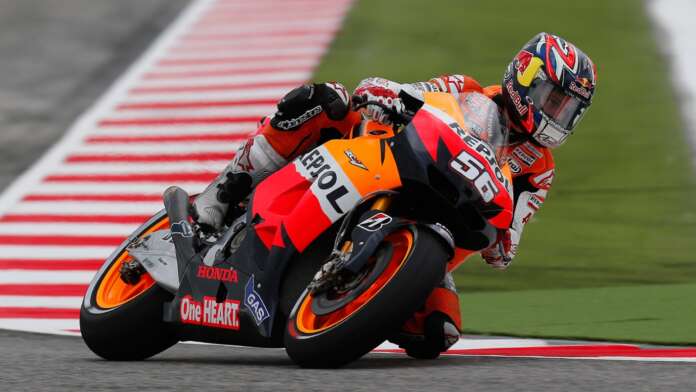 JOnathan Rea saat tarung di MotoGP Misano pada 2012