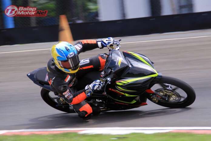 Aksi Aldi saat latihan