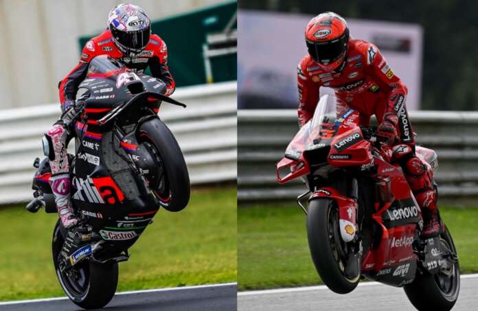 Aleix Espargaro dan Francesco Pecco Bagnaia
