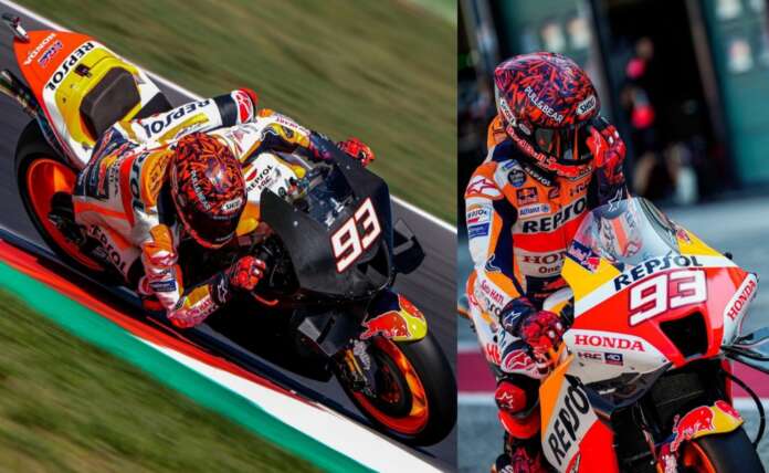 Marc Marquez Repsol Honda Tes MotoGP Misano