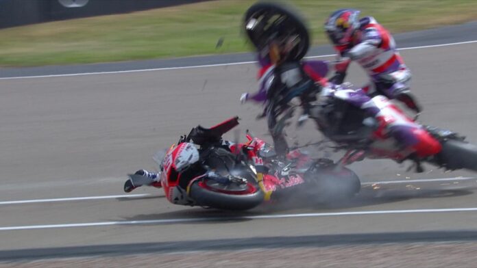 Crash Zarco Marc