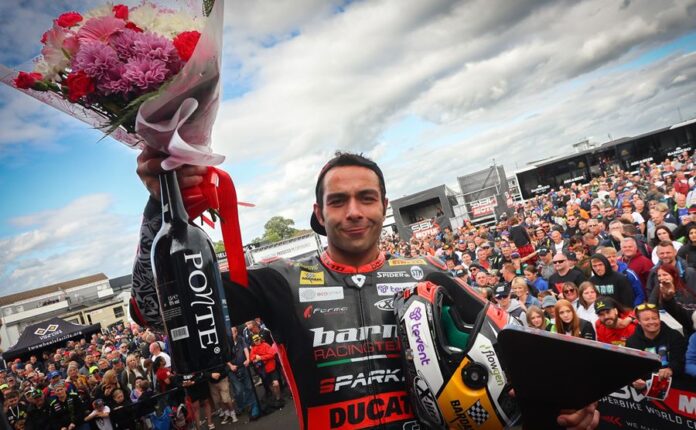 Danilo Petrucci Podium WSBK Inggris