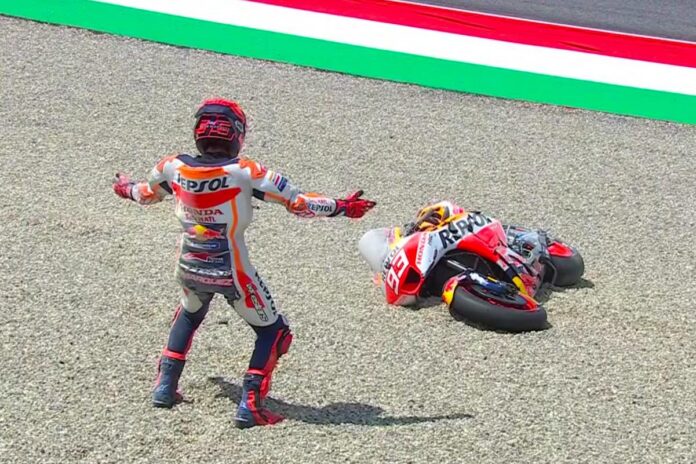 Marc Marquez Crash