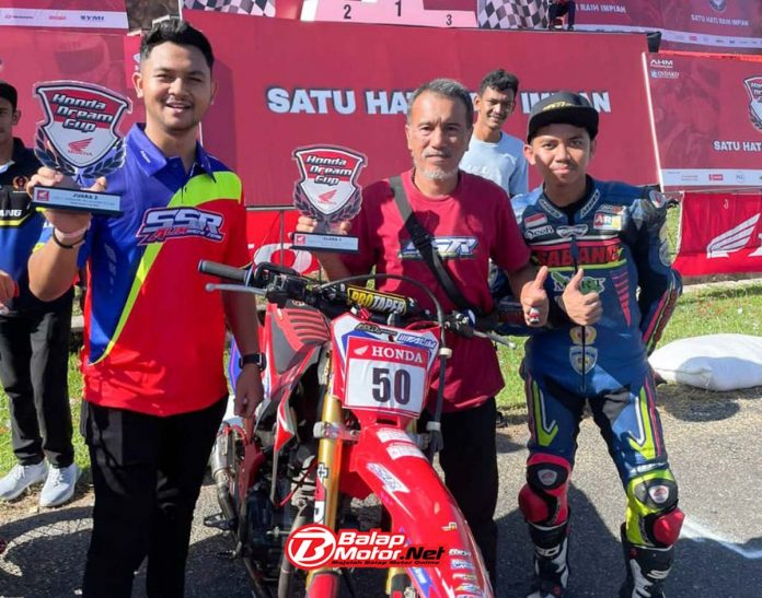 Aan Kuceng dan M Rezky serta bos SSR