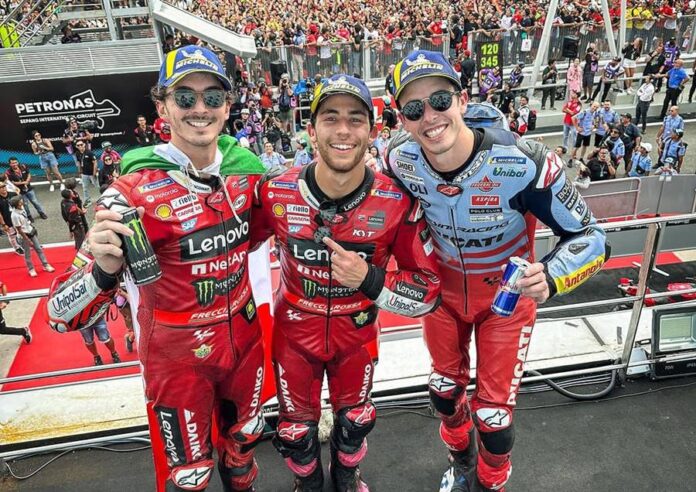 podium motogp malaysia 2023