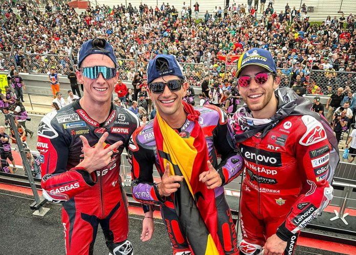 Podium MotoGP Portugal 2024