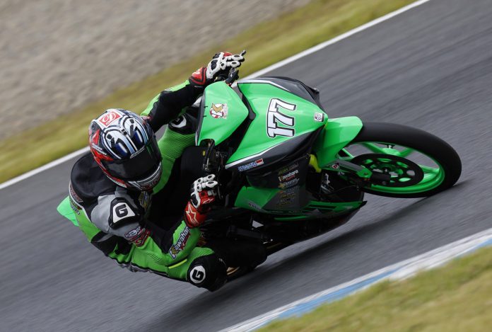 Aksi Aditya Fauzi ARRC MOtegi