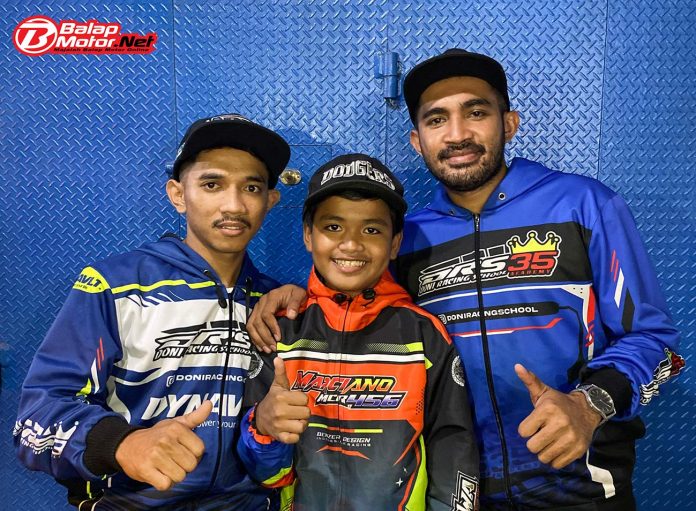 Marchiano diapit Faldy dan Helmy