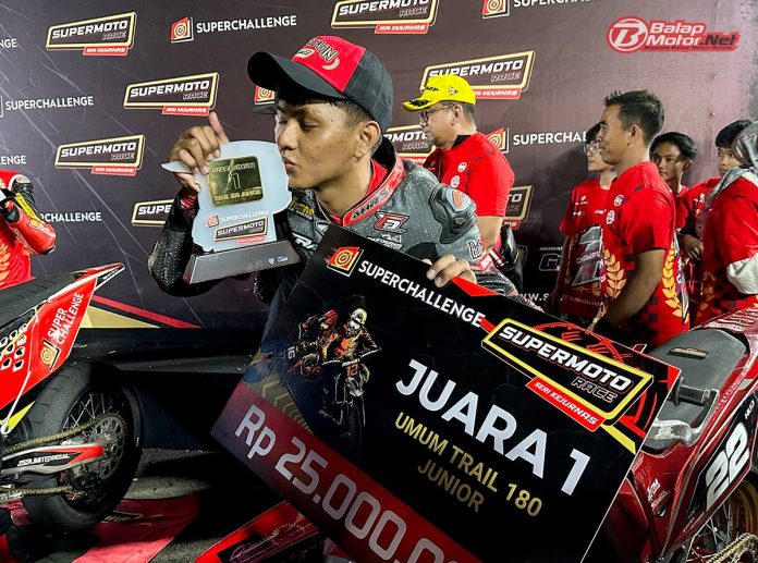 Benaya Farrel Juara Nasional Trail 180 Junior