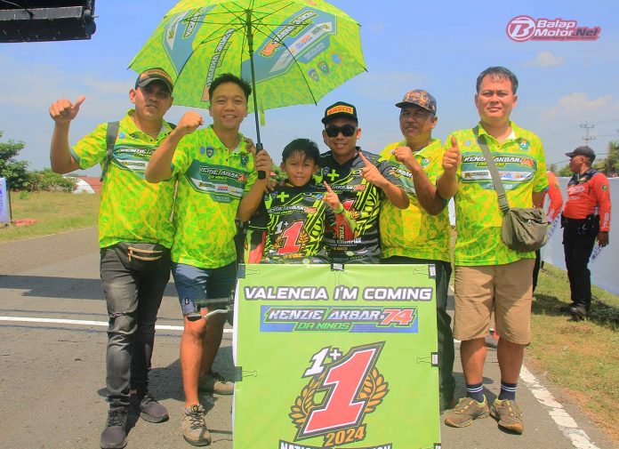 Kenzie Akbar Juara Umum FIM MiniGP