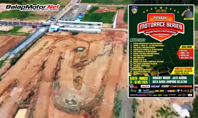 Sirkuit Grasstrack Motocross WG99 Lampung