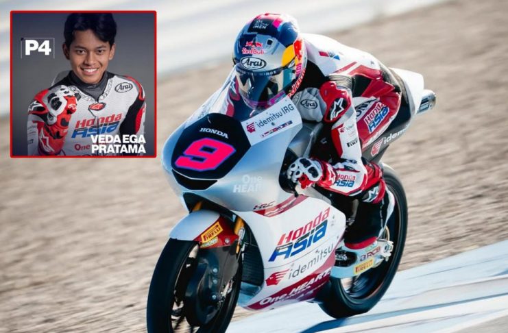 Terus Pertajam Waktu, Veda Ega Pratama Kembali Start Dari Posisi Ke-4