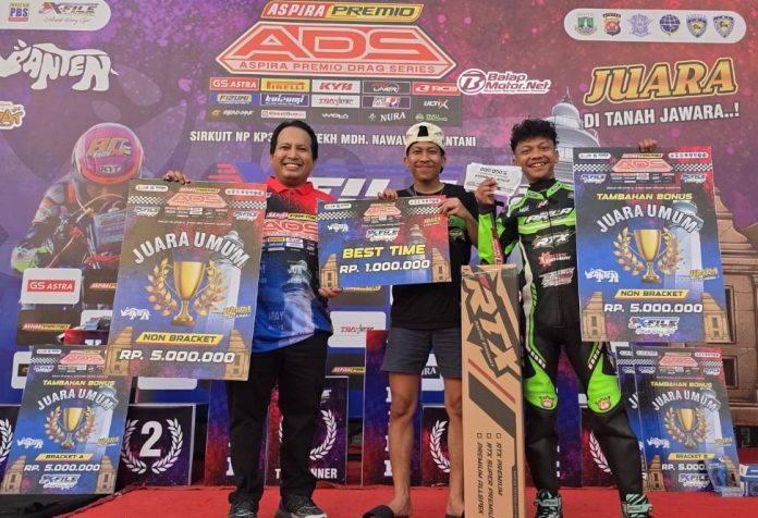 Arla Motor juara umum drag bike ada serang
