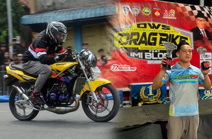 Owner Tim Road Race Andrian 208 Sikat Podium Juara Drag Bike Blora! Pakai 125Z & Ninja