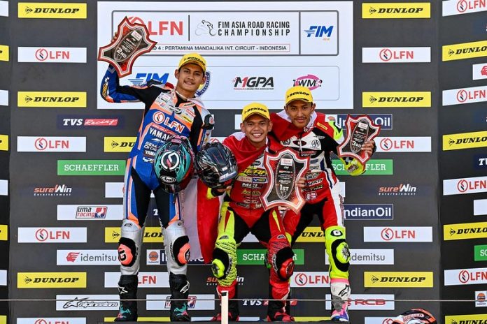 Podium Race 2 UB150 ARRC Mandalika
