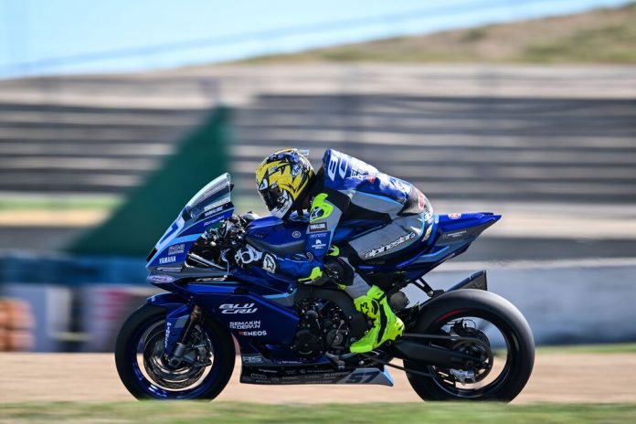 Aldi Satya Mahendra saat tampil di seri 9 World Supersport Magny Cours 2026 (2)