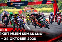 Agenda Balap: Final Superchallenge Superprix Semarang 23-24 Oktober 2026