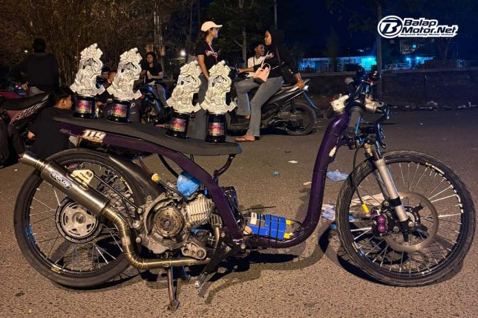 Honda Beat Drag Bike Alvano Garage