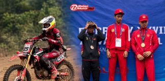 M Andika P1..! Karanganyar Raih Emas Trail Standar 150cc Perorangan