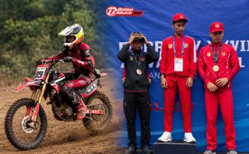 M Andika P1..! Karanganyar Raih Emas Trail Standar 150cc Perorangan